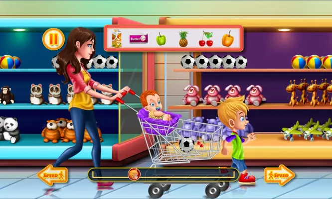 Shopping Kids Supermarket android App screenshot 1