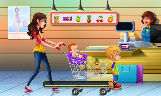 Shopping Kids Supermarket android App screenshot 3